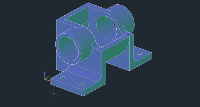 Pièce 3D fait avec le logiciel SolidWorks